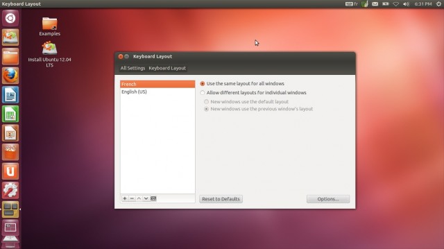 Ubuntu clavier francais