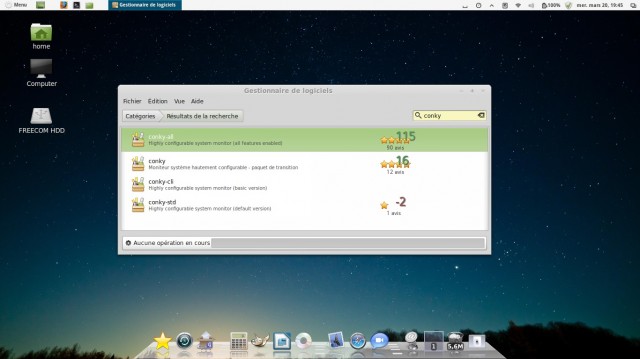Installer Conky sous Linux Mint