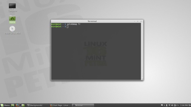 Clavier francais Linux Mint