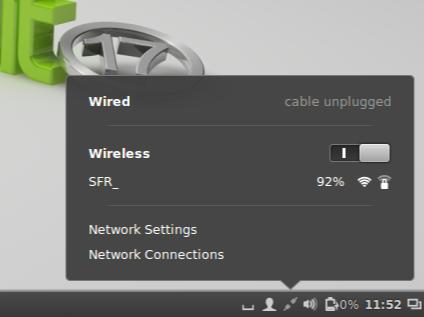 Connexion wifi Linux Mint