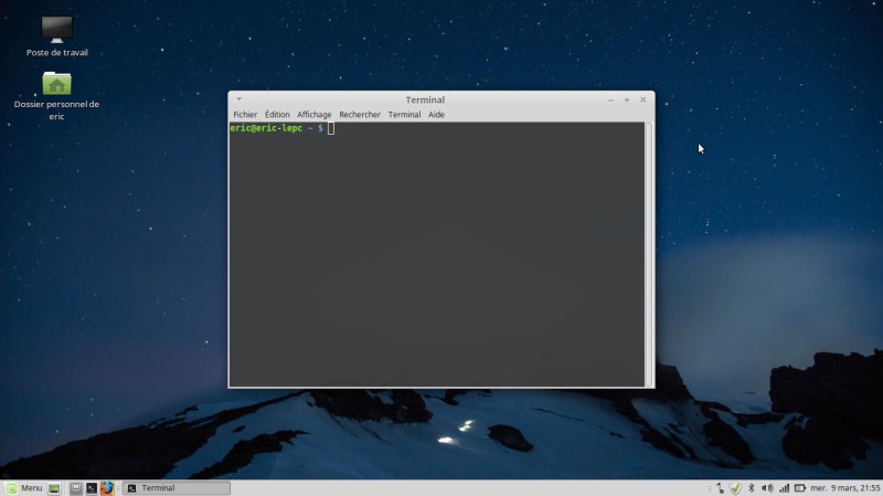 Linux Mint Mate le terminal
