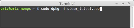 Installer Steam par le terminal