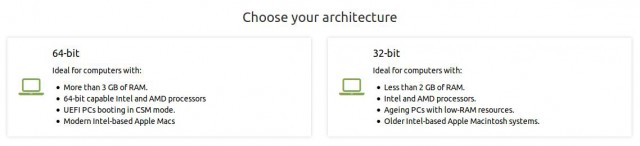 Architecture 32 ou 64 bits pour Ubuntu Mate 17.10