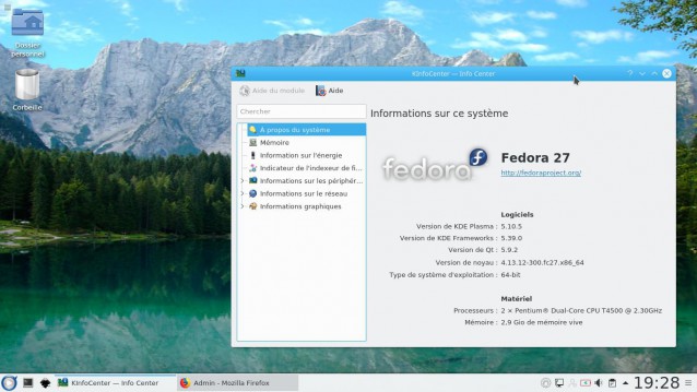 Fedora 27 kde plasma 5.10