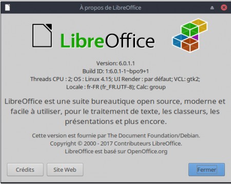 LibreOffice 6.0.1.1