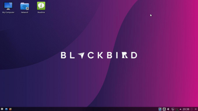 Netrunner Blackbird 19.01bureau KDE Plasma