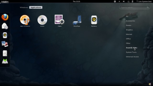 Fedora 16 la catégorie son et vidéo