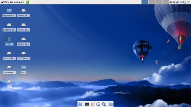Fedora avec xfce version 17