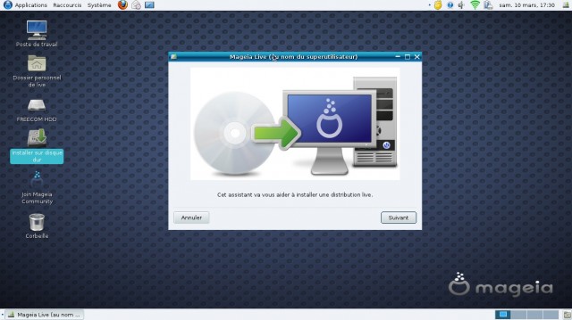 Mageia installation