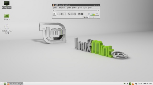 Linux Mint 12 LXDE lire les vidéos