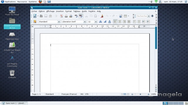 Mageia 1 LibreOffice
