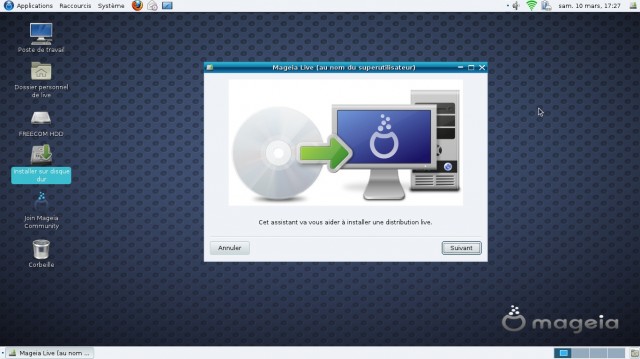 Mageia 1 installation