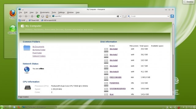 Opensuse 12.1 My computer
