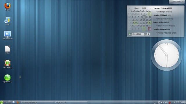 Opensuse 12.1 bleu