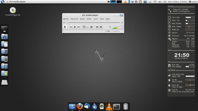 Pinguy os 11.04.1 Vlc