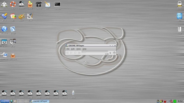 Puppy Linux le lecteur multimedia Gnome Player