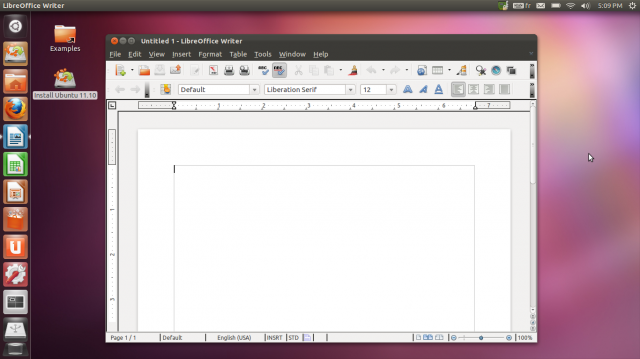 LibreOffice sur Ubuntu 11.10