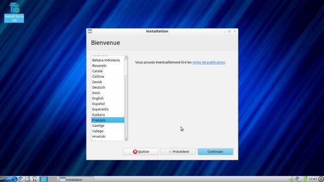 Zorin lite OS 6 installation