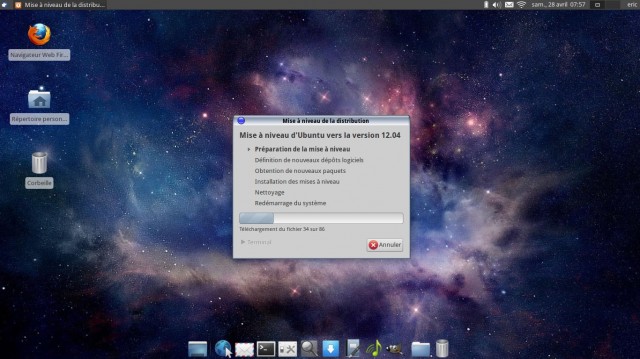 Mise à niveau Xubuntu 11.10 vers 12.04