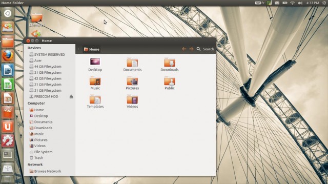 Ubuntu fichiers