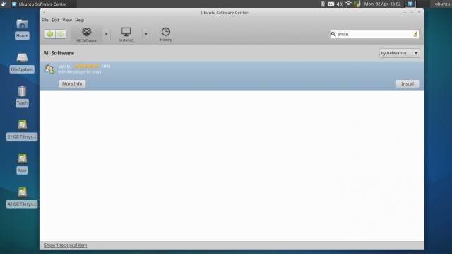 Xubuntu 11.10 Amsn