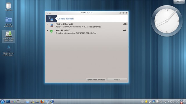 Mageia 2 KDE se connecter
