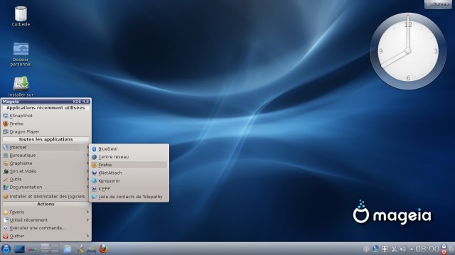 Mageia 2 le menu