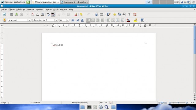 Bureautique traitement de texte sous Linux