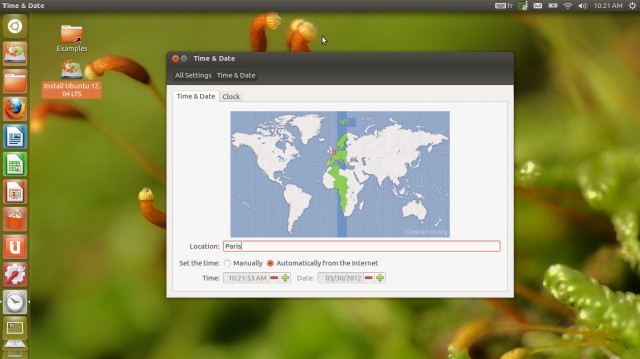 Ubuntu et un fond d'écran