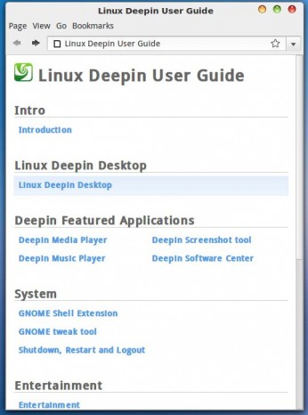 Linux Deepin user guide