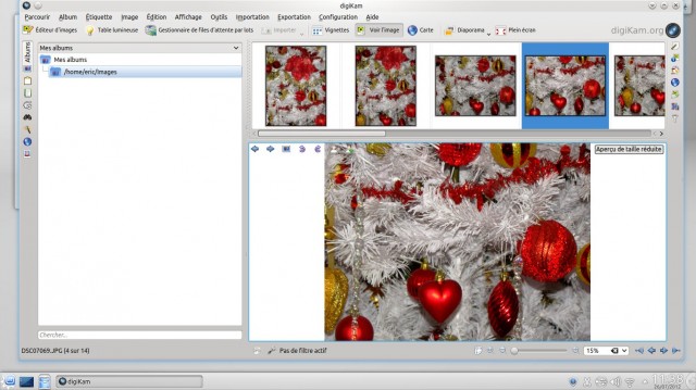 Digikam visualiser une image