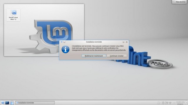 Fin installation mint 13 kde