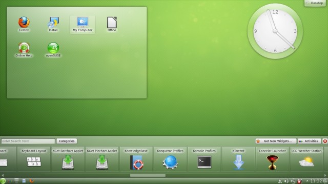 OpenSUSE 12.2 Widget