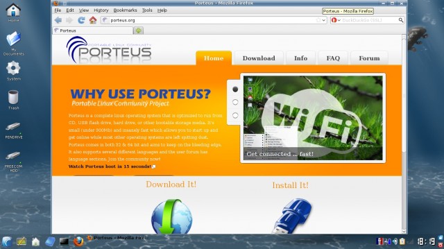 Le site de Porteus
