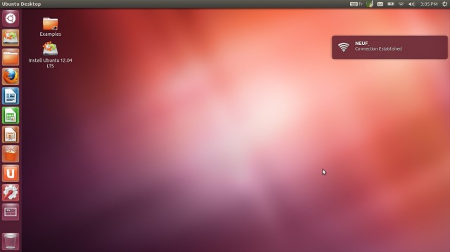 Ubuntu connexion établie à la Box