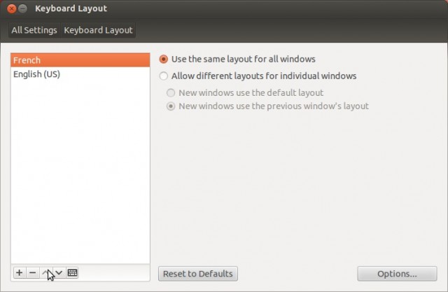 Ubuntu clavier francais en premier