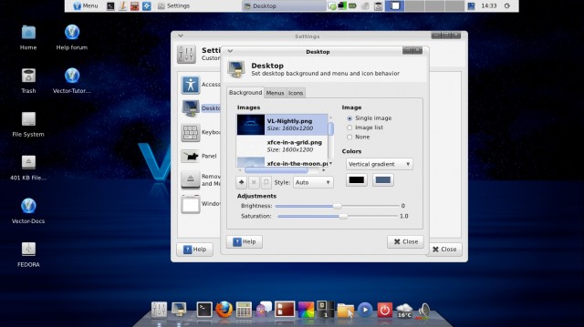 Vector Linux fond d'écran