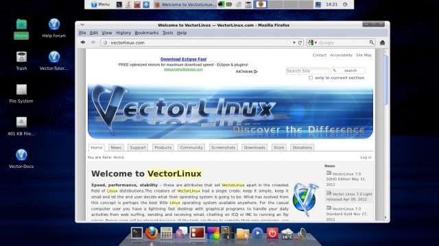 Vector Linux le site