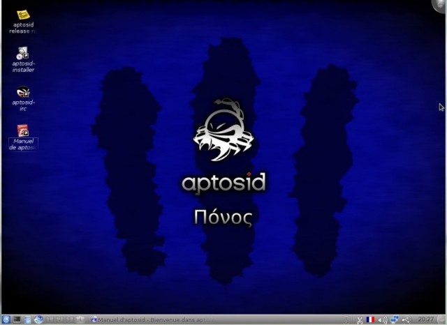 Aptosid avec KDE