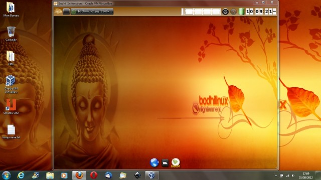 Bodhi Linux dans une machine virtuelle