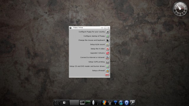 Macpup settings