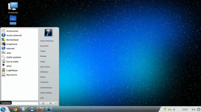 Zorin menu windows7