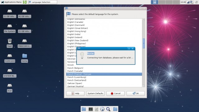 Installation Fedora 17 en français