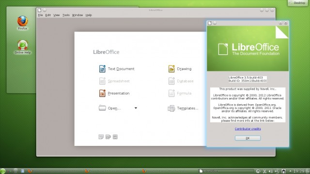 Opensuse Libre Office