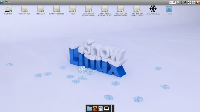 SnowLinux avec enlightenment