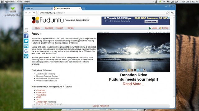 Fubuntu le site officiel