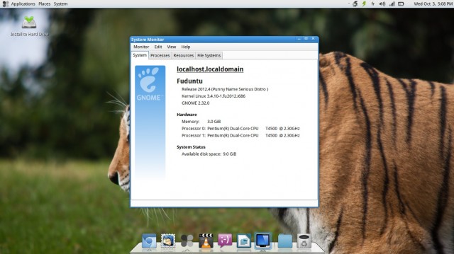 Fubuntu système
