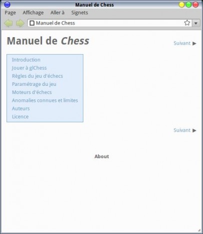 Le manuel en francais du jeu d'échecs