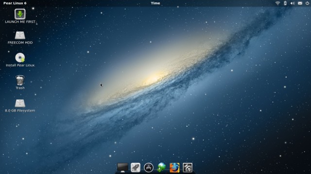 Pear Linux 6 fond d'écran