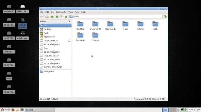 Linux Lite fichiers